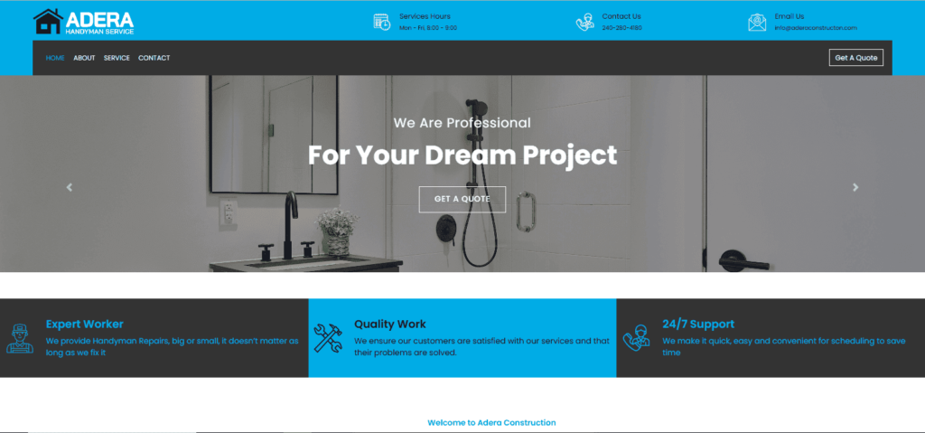 Responsive e-commerce website by an experienced developer